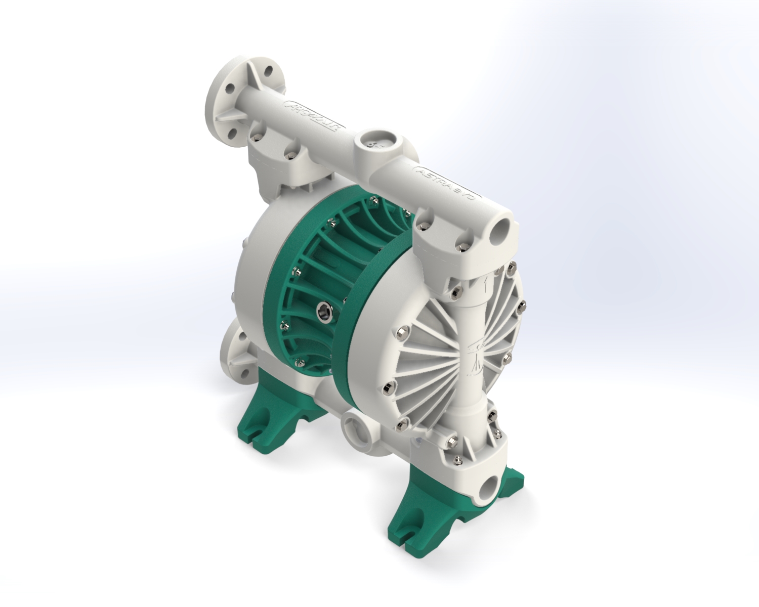 POMPA PNEUMATICA ASTRA EVO PP DDE 160 WRN Y T P T I F B Flangiata DN25 